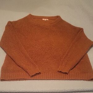 EVRI Women's Warm Knit Sweater - Brown